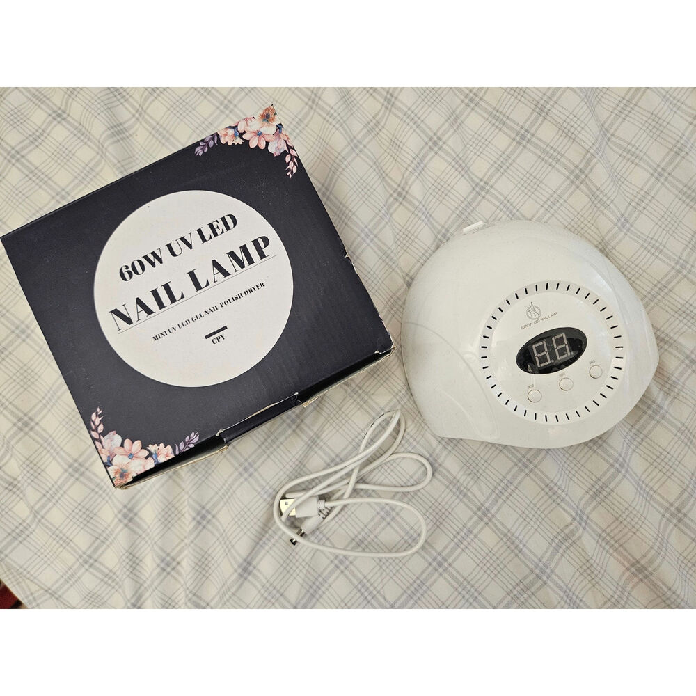 Mini 60W UV LED Nail Lamp Gel Polish Dryer, NIB